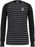 Odlo Kinder Active Warm Eco Stripes Longsleeve (Größe 80, schwarz)