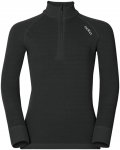 Odlo Kinder Active Warm Turtle Half Zip Longsleeve (Größe 104, schwarz)