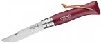 Opinel No 08 Colorama Taschenmesser (Größe One Size, rot)