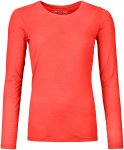 Ortovox Damen 150 Cool Clean Longsleeve (Größe XS, orange)