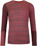 Ortovox Damen 185 Rock'N'Wool Longsleeve (Größe XL, rot)