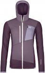 Ortovox Damen Fleece Grid Hoodie Jacke (Größe S, lila)