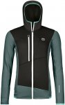 Ortovox Damen Fleece Grid Hoodie Jacke (Größe XS, grau)