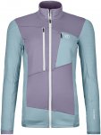 Ortovox Damen Fleece Grid Jacke (Größe L, tuerkis)