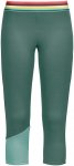 Ortovox Damen Fleece Light 3/4 Hose (Größe XS, gruen)