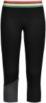 Ortovox Damen Fleece Light 3/4 Hose (Größe XL, schwarz)
