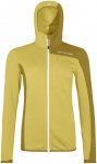Ortovox Damen Fleece Light Grid Hoodie Jacke (Größe XS, gelb)