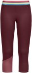 Ortovox Damen Fleece Light 3/4 Hose (Größe M, rot)