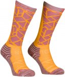 Ortovox Damen Ski Tour Comp Long Socken (Größe 39 , orange)