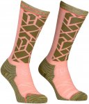 Ortovox Damen Ski Tour Comp Long Socken (Größe 39 , pink)
