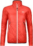 Ortovox Damen Swisswool Piz Vial Jacke (Größe S, orange)