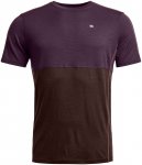 Ortovox Herren 185 Rock'N'Wool T-Shirt (Größe L, lila)