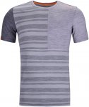 Ortovox Herren 185 Rock'N'Wool T-Shirt (Größe S, grau)