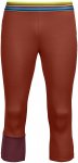 Ortovox Herren Fleece Light 3/4 Hose (Größe XL, orange)