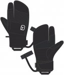 Ortovox Herren Full Leather 3 Finger Handschuhe (Größe XS, schwarz)