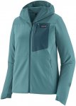 Patagonia Damen CrossStrata R1 Hoodie Jacke (Größe XS, blau)
