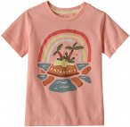 Patagonia Kinder Baby Regenerative Graphic T-Shirt (Größe 74 , pink)