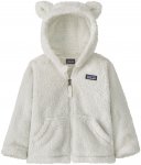 Patagonia Kinder Furry Friends Baby Hoodie Jacke (Größe 97, weiss)