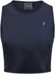 Peak Performance Damen Power Cropped Top (Größe L, schwarz)