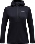 Peak Performance Damen Trail Polartec Hoodie Jacke (Größe XL, schwarz)
