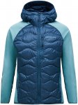 Peak Performance Herren Helium Down Hybrid Hoodie Jacke (Größe L, tuerkis)