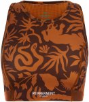 Peppermint Damen Signature High-Neck Sport BH (Größe XL, rot)