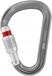 Petzl Attache Screw Lock Karabiner (Größe One Size, grau)