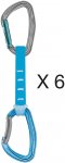 Petzl Djinn Axess Expressset 6er Pack (Größe 11CM, tuerkis)