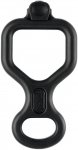 Petzl Huit Antibrulure Abseilachter (Größe One Size, schwarz)