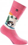 Rohner Kinder Pinguin Socken (Größe 31 , pink)