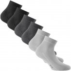 Rohner Sneaker Plus 3er Pack Socken (Größe 39 , grau)
