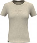 Salewa Damen Eagle Eitd AM T-Shirt (Größe S, beige)