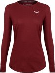 Salewa Damen Lavaredo Hemp Longsleeve (Größe XL, rot)
