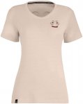 Salewa Damen Lavaredo Hemp Print T-Shirt (Größe XL, beige)