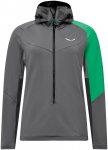 Salewa Damen NXT Hyb 1/2 Zip Hoodie (Größe XS, grau)