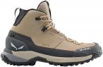 Salewa Damen Puez Leather Mid PTX Schuhe (Größe 41, beige)