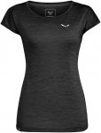 Salewa Damen Puez Melange Dry T-Shirt (Größe XXL, schwarz)