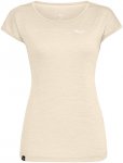 Salewa Damen Puez Melange Dry T-Shirt (Größe XXL, beige)