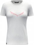 Salewa Damen Solid DRI-Release T-Shirt (Größe M, weiss)