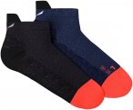 Salewa Damen Wildfire Am/Hemp Low Socken (Größe 42 , blau)