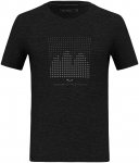 Salewa Herren Eagle Dotted MTN AM T-Shirt (Größe S, schwarz)