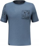 Salewa Herren Lavaredo Hemp Pocket T-Shirt (Größe XL, blau)