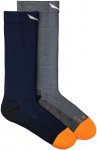 Salewa Herren MTN Trn Am Crew Socken (Größe 45 , blau)