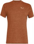 Salewa Herren Puez Melange Dry T-Shirt (Größe S, braun)