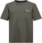 Salewa Kinder Graphic T-Shirt (Größe 128, oliv)