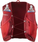 Salomon Active Skin 12 Set Trailrunningrucksack (Größe 12L | XS, rot)