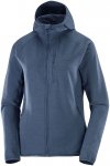 Salomon Damen Essential Lightwarm Hoodie Jacke (Größe M, blau)