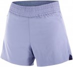 Salomon Damen SHKout Core 2in1 4 Shorts (Größe XS, blau)
