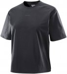 Salomon Damen Trackline T-Shirt (Größe XS, schwarz)