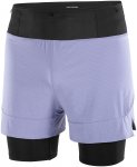 Salomon Herren Sense 2in1 Shorts (Größe XL, blau)